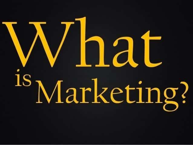 What is marketing?