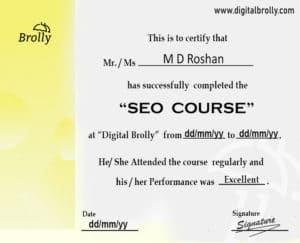 SEO Training in Hyderabad Certification