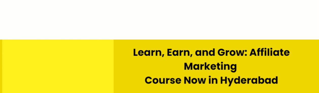 Affiliate Marketing Course In Hyderabad Gif Banner