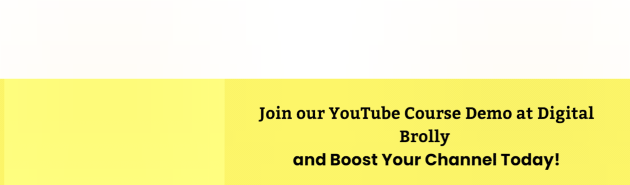 Youtube Course In Hyderabad-1