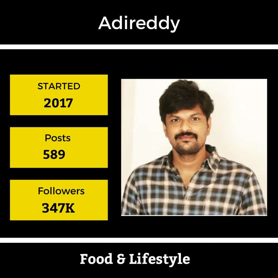 Top Instagram Influencers In Hyderabad- AdiReddy