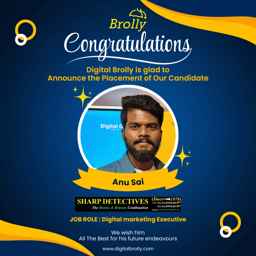 Digital Marketing Placements- Anu Sai
