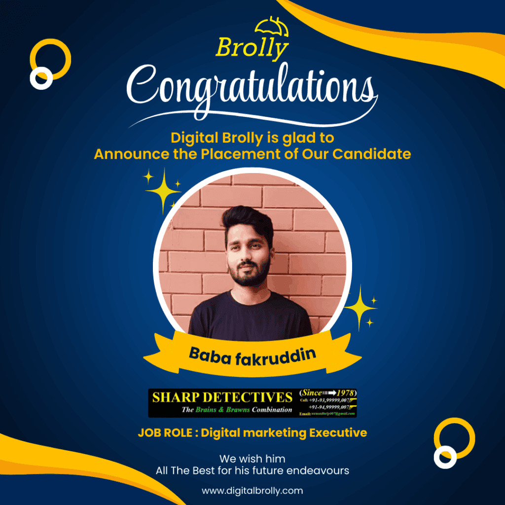 Digital Marketing Placements- Baba fakruddin