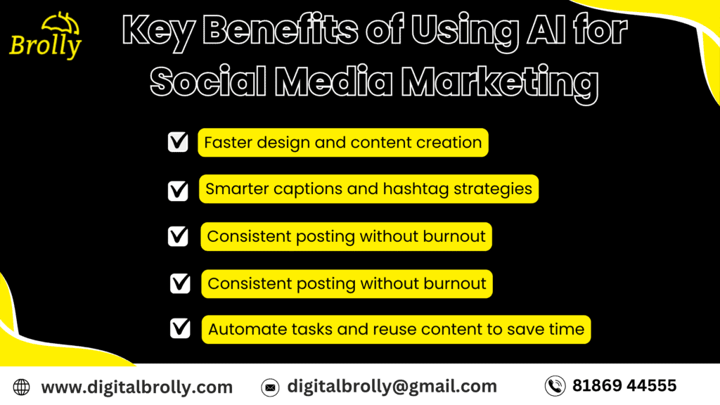 Key Benefits of Using AI for Social Media Marketing