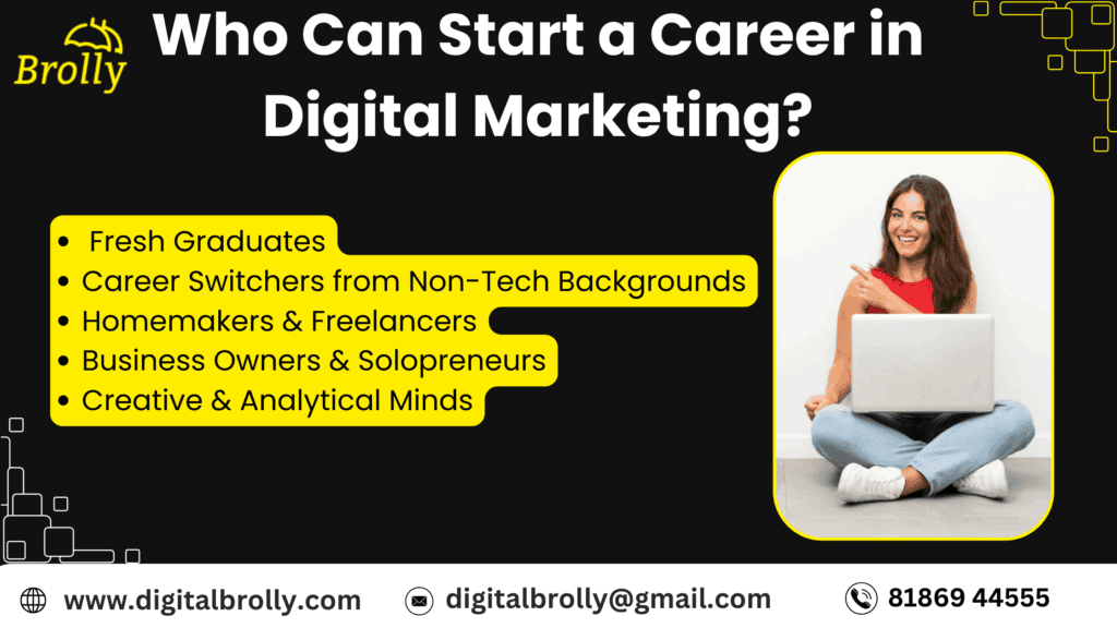 Who Can Start A Career in Digital Marketing
