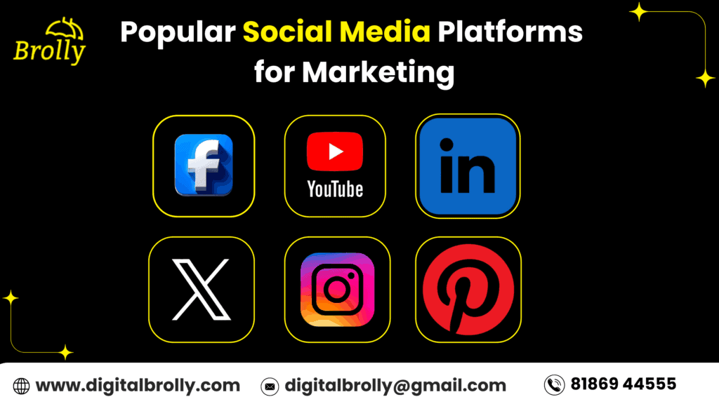 Popular Social Media Platforms for Marketing