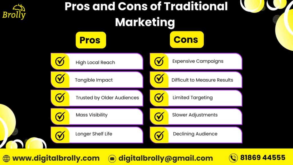 Pros and Cons of Traditional Marketing