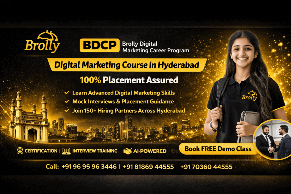 Digital Marketing Course with Placement Assurance in Hyderabad