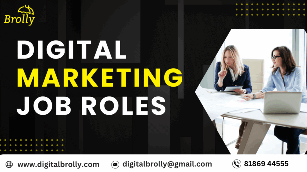 digital marketing job roles in Hyderabad including SEO specialist social media manager and Google Ads expert