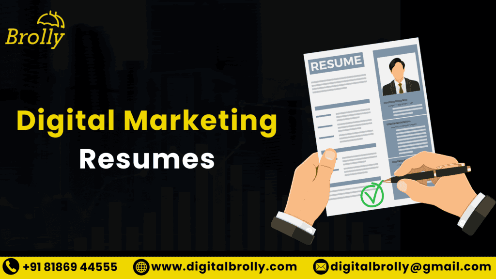 digital marketing resume examples for freshers and experienced professionals in 2026