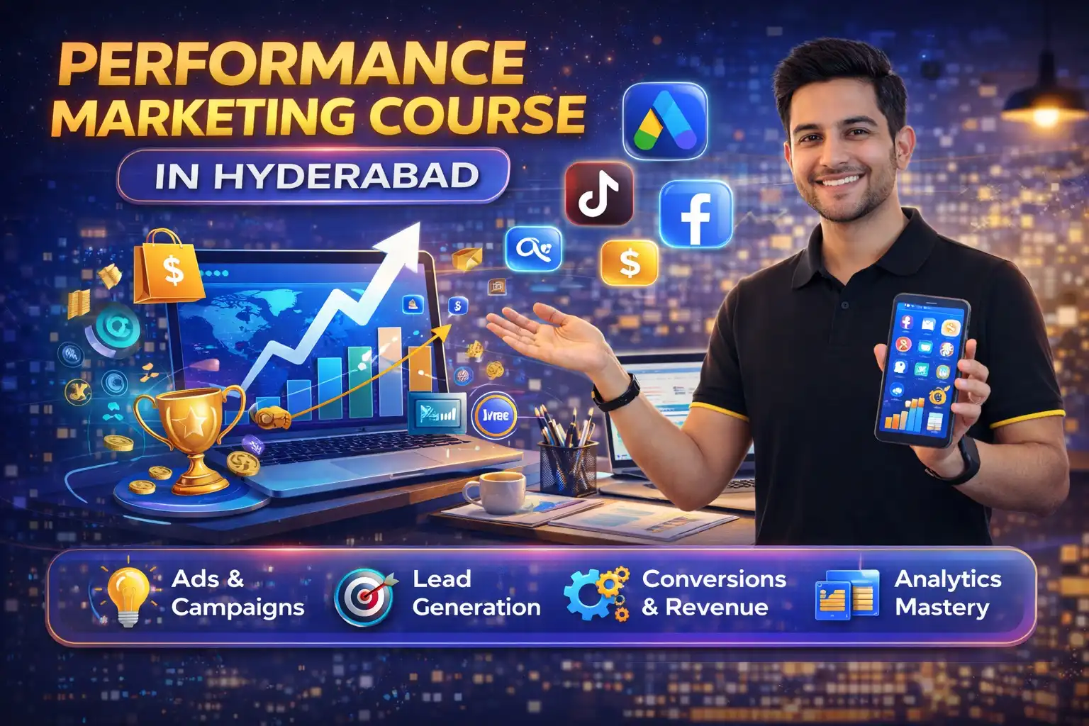 Performance Marketing course in Hyderabad at Digital Brolly