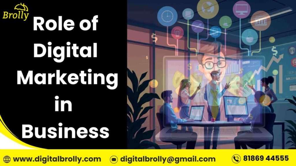 role of digital marketing in business growth including SEO social media ads and lead generation