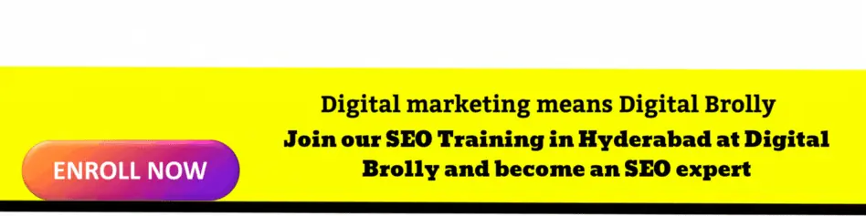 Join SEO training in Hyderabad at Digital Brolly and become an SEO expert – enrol now